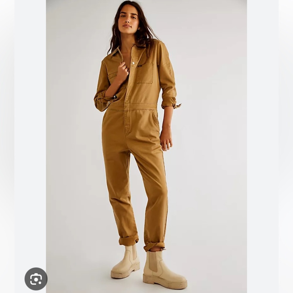 Free People Lee Union Coverall Brown